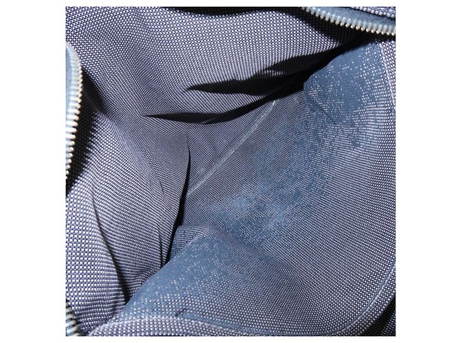 Hermès HERMES Her Line MM Handtasche Tote Bag aus Canvas Grau Schwarz - Ansicht 20
