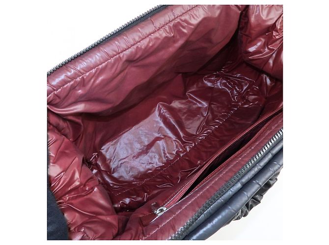 Borsa a mano Boston CHANEL COCO COCOON in nylon e pelle Nera A47205 - vista 17