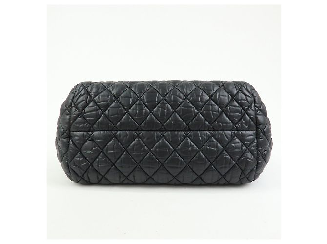 Borsa a mano Boston CHANEL COCO COCOON in nylon e pelle Nera A47205 - vista 4