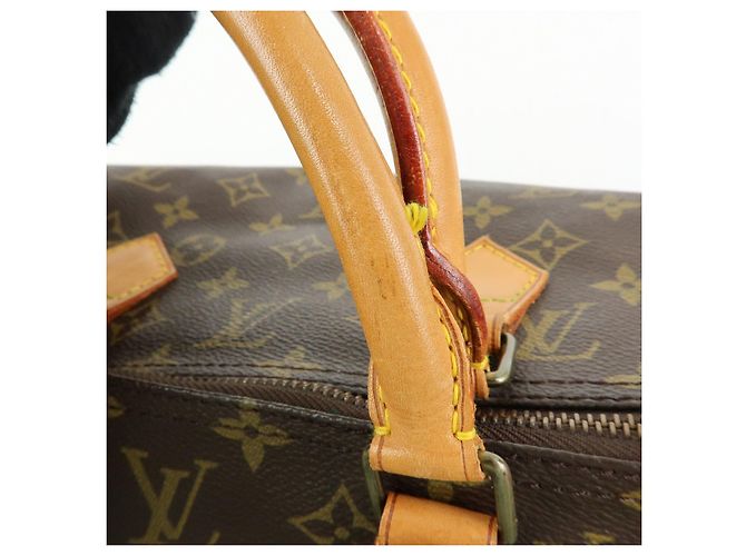 Louis Vuitton Monogram Speedy 40 Borsa a Mano Boston Bag Brown M41522 - vista 10