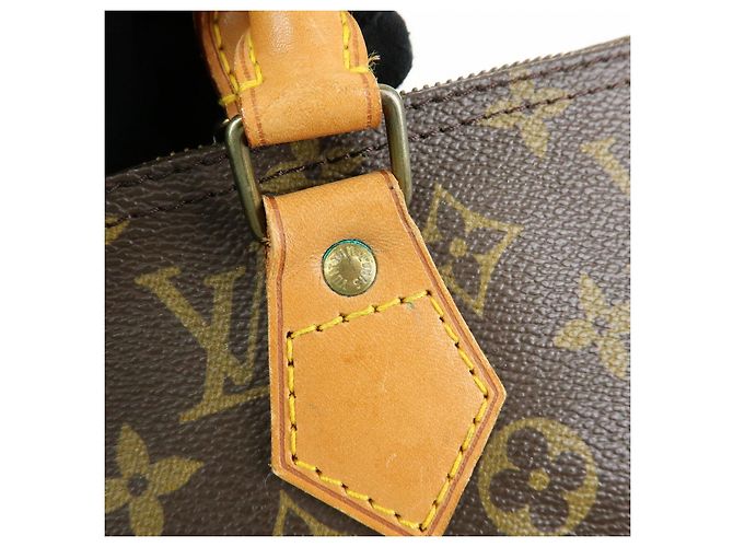 Louis Vuitton Monogram Speedy 40 Borsa a Mano Boston Bag Brown M41522 - vista 11