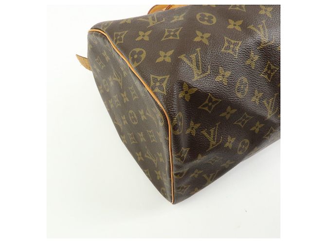 Louis Vuitton Monogram Speedy 40 Borsa a Mano Boston Bag Brown M41522 - vista 13