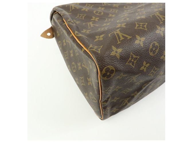 Louis Vuitton Monogram Speedy 40 Borsa a Mano Boston Bag Brown M41522 - vista 15