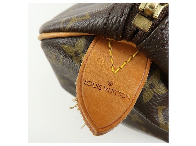 Louis Vuitton Monogram Speedy 40 Borsa a Mano Boston Bag Brown M41522 - vista 23