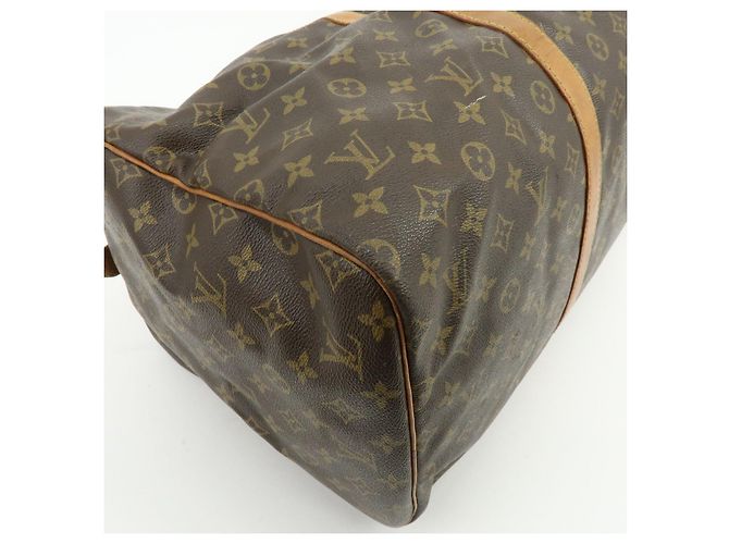 Louis Vuitton Monogram Sac Souple 55 Boston Bag Brown M41622 - vista 11