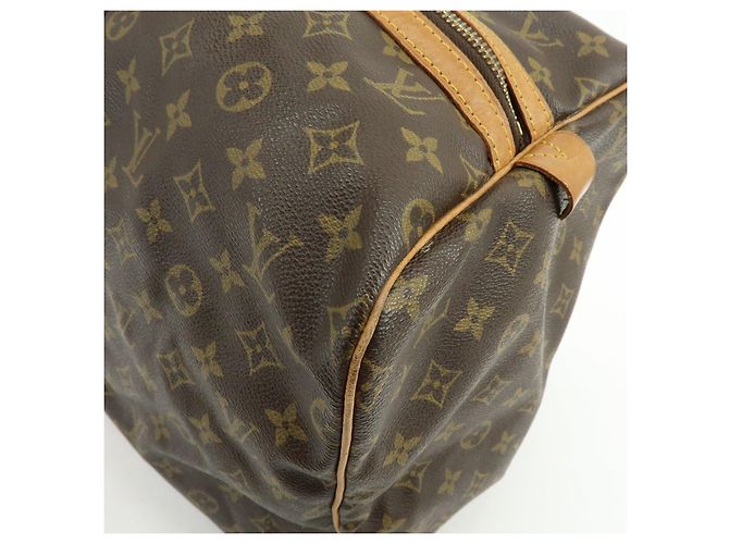 Louis Vuitton Monogram Sac Souple 55 Boston Bag Brown M41622 - vista 14