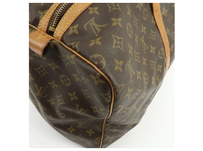Louis Vuitton Monogram Sac Souple 55 Boston Bag Brown M41622 - vista 15