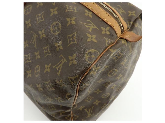 Louis Vuitton Monogram Sac Souple 55 Boston Bag Brown M41622 - vista 16