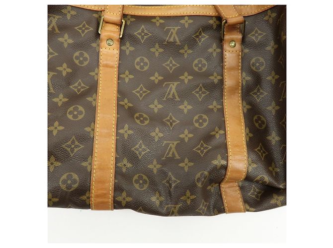 Louis Vuitton Monogram Sac Souple 55 Boston Bag Brown M41622 - vista 17