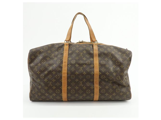 Louis Vuitton Monogram Sac Souple 55 Boston Bag Brown M41622 - vista 2