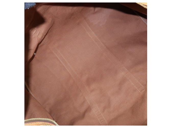 Louis Vuitton Monogram Sac Souple 55 Boston Bag Brown M41622 - vista 21