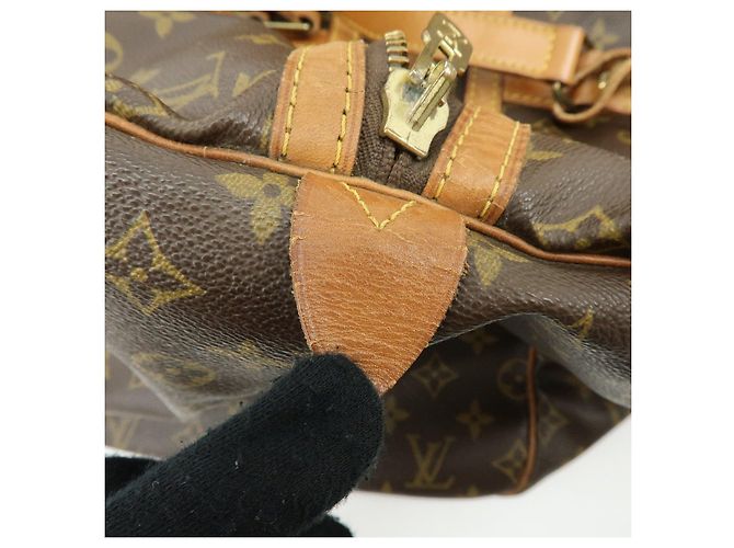 Louis Vuitton Monogram Sac Souple 55 Boston Bag Brown M41622 - vista 23