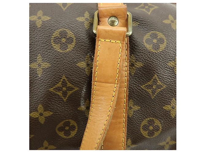 Louis Vuitton Monogram Sac Souple 55 Boston Bag Brown M41622 - vista 8