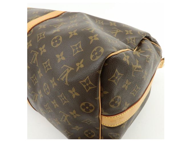 Louis Vuitton Monogram Keep All Bandouliere 50 Borsa Boston Marrone M41416 - vista 13