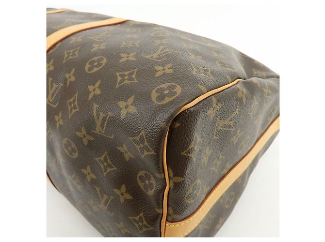 Louis Vuitton Monogram Keep All Bandouliere 50 Borsa Boston Marrone M41416 - vista 14