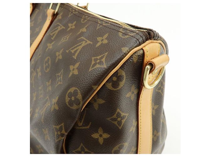 Louis Vuitton Monogram Keep All Bandouliere 50 Borsa Boston Marrone M41416 - vista 18