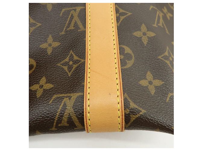 Louis Vuitton Monogram Keep All Bandouliere 50 Borsa Boston Marrone M41416 - vista 19