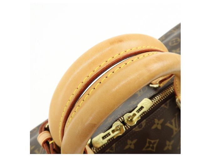 Louis Vuitton Monogram Keep All Bandouliere 50 Borsa Boston Marrone M41416 - vista 6
