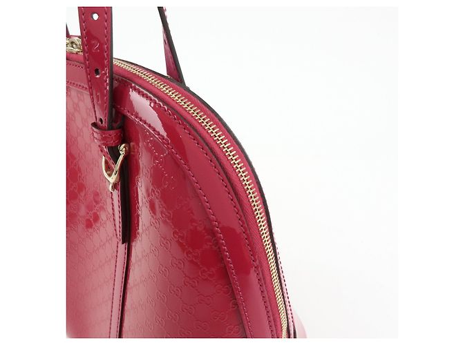 GUCCI Gucci Nice Microguccissima Patent Leather 2Way Bag Pink 309617 - vista 12