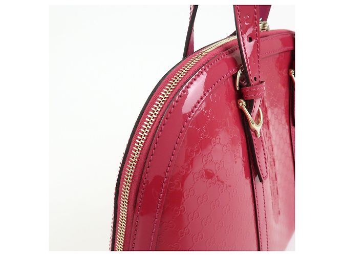 GUCCI Gucci Nice Microguccissima Patent Leather 2Way Bag Pink 309617 - vista 13