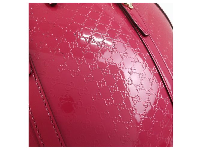 GUCCI Gucci Nice Microguccissima Patent Leather 2Way Bag Pink 309617 - vista 16