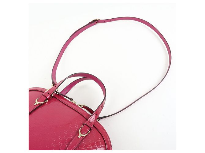 GUCCI Gucci Nice Microguccissima Patent Leather 2Way Bag Pink 309617 - vista 6