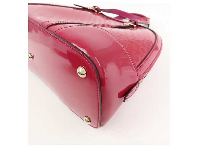GUCCI Gucci Nice Microguccissima Patent Leather 2Way Bag Pink 309617 - vista 9