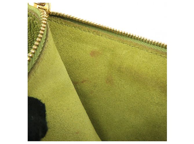 Borsa a tracolla e borsa a mano in pelle Madras con logo MIU MIU Verde - vista 21