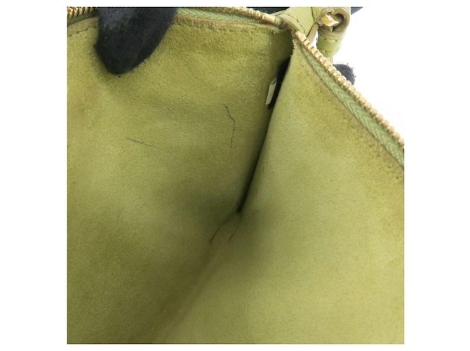 Borsa a tracolla e borsa a mano in pelle Madras con logo MIU MIU Verde - vista 22