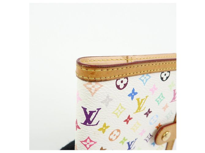 Louis Vuitton Monogram Multicolor Agenda PM Planner Cover Blanc R20896 - vista 10
