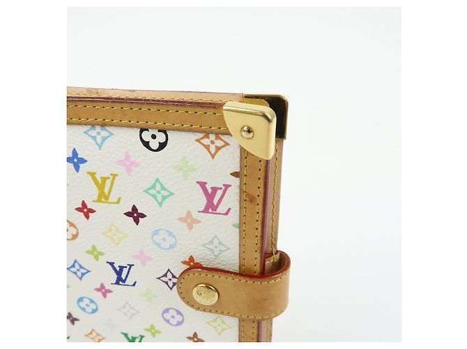 Louis Vuitton Monogram Multicolor Agenda PM Planner Cover Blanc R20896 - vista 11