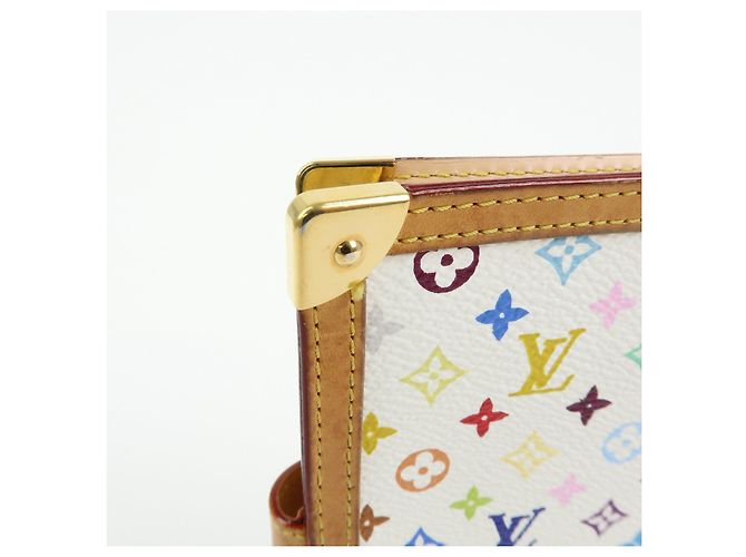 Louis Vuitton Monogram Multicolor Agenda PM Planner Cover Blanc R20896 - vista 12