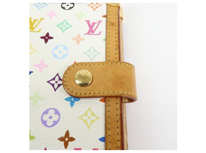 Louis Vuitton Monogram Multicolor Agenda PM Planner Cover Blanc R20896 - vista 13
