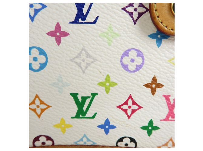Louis Vuitton Monogram Multicolor Agenda PM Planner Cover Blanc R20896 - vista 14