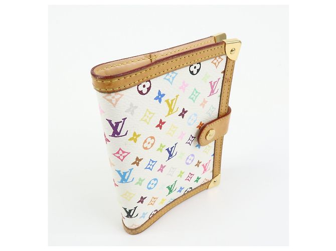 Louis Vuitton Monogram Multicolor Agenda PM Planner Cover Blanc R20896 - vista 4