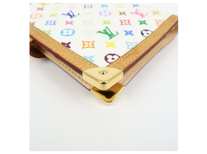 Louis Vuitton Monogram Multicolor Agenda PM Planner Cover Blanc R20896 - vista 8