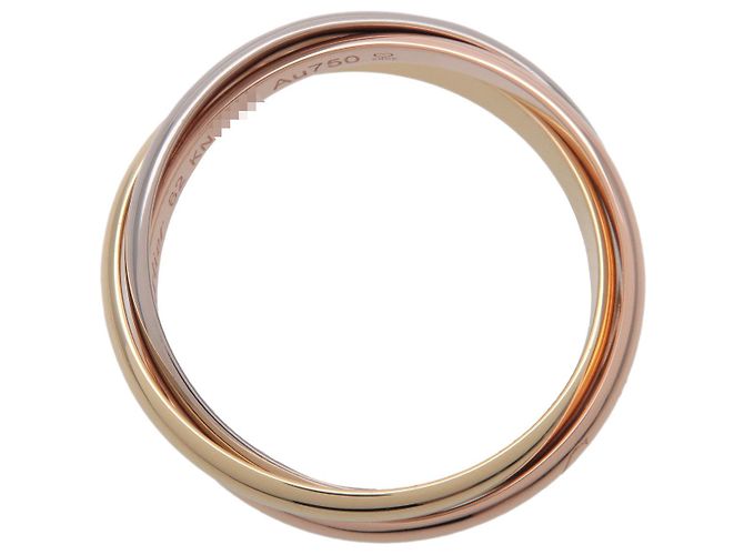 Cartier Trinity Ring SM K18 750YG/WG/PG #62 US10 EU62 HK22 - Ansicht 3