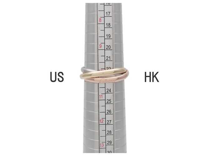 Cartier Trinity Ring SM K18 750YG/WG/PG #62 US10 EU62 HK22 - Ansicht 7
