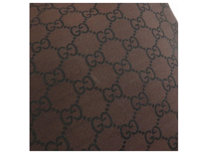 GUCCI Borsa Tote in Nylon e Pelle GG Borsa a Spalla Marrone 269123 - vista 17