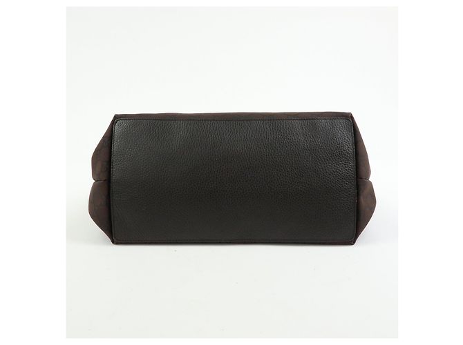 GUCCI Borsa Tote in Nylon e Pelle GG Borsa a Spalla Marrone 269123 - vista 5