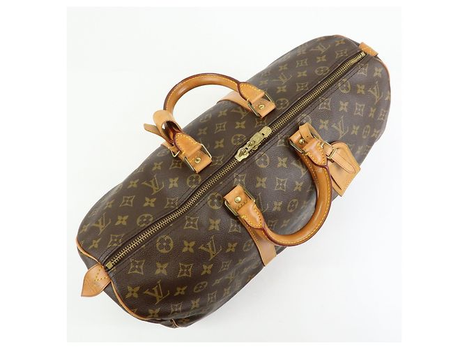 Louis Vuitton Monogram Keep All 45 Boston Bag Brown M41428 - vista 17