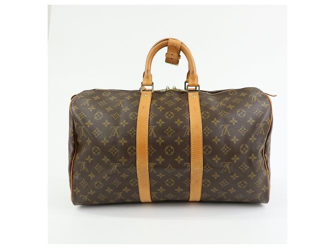 Louis Vuitton Monogram Keep All 45 Boston Bag Brown M41428 - vista 2