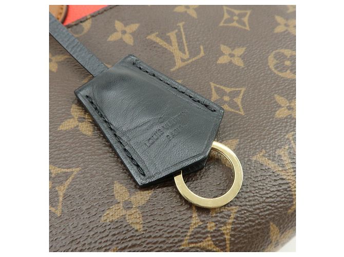 Louis Vuitton Monogram Fold Tote PM 2Way Bag Cerise Creme Noir M45389 - vista 19
