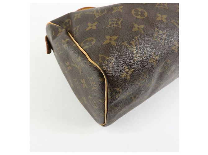 Louis Vuitton Monogram Speedy 25 Boston Bag Hand Bag Brown M41528 - vista 11