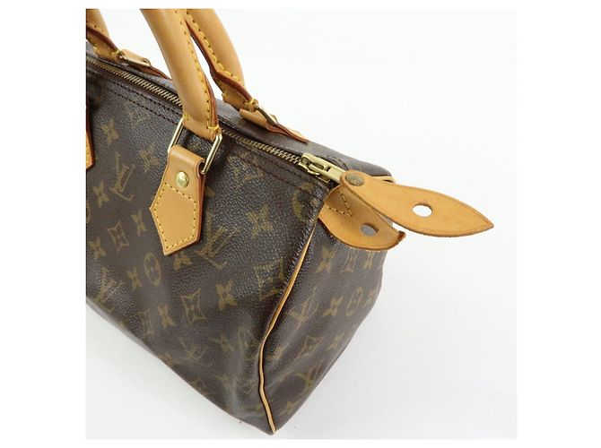 Louis Vuitton Monogram Speedy 25 Boston Bag Hand Bag Brown M41528 - vista 15