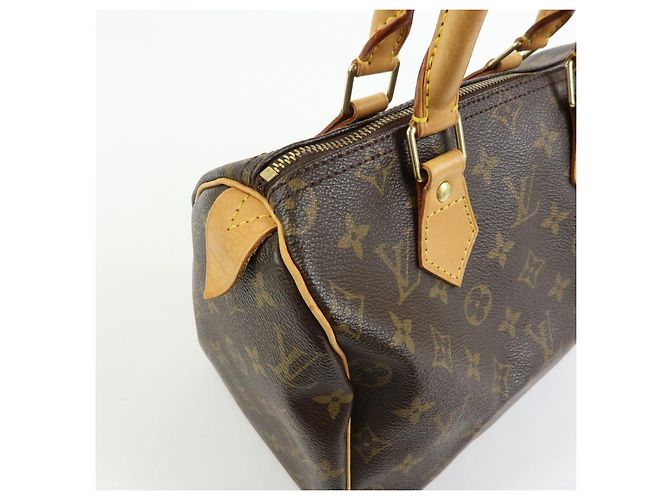 Louis Vuitton Monogram Speedy 25 Boston Bag Hand Bag Brown M41528 - vista 16