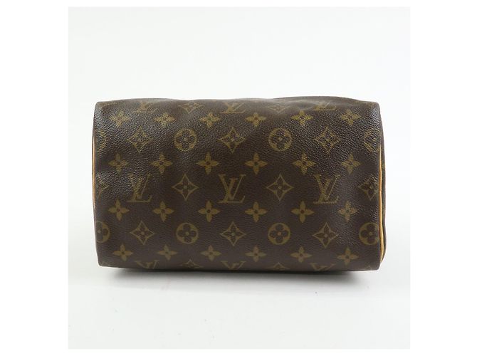 Louis Vuitton Monogram Speedy 25 Boston Bag Hand Bag Brown M41528 - vista 5
