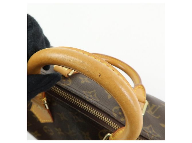 Louis Vuitton Monogram Speedy 25 Boston Bag Hand Bag Brown M41528 - vista 8