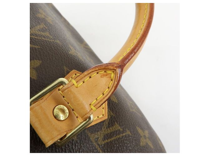 Louis Vuitton Monogram Speedy 25 Boston Bag Hand Bag Brown M41528 - vista 9