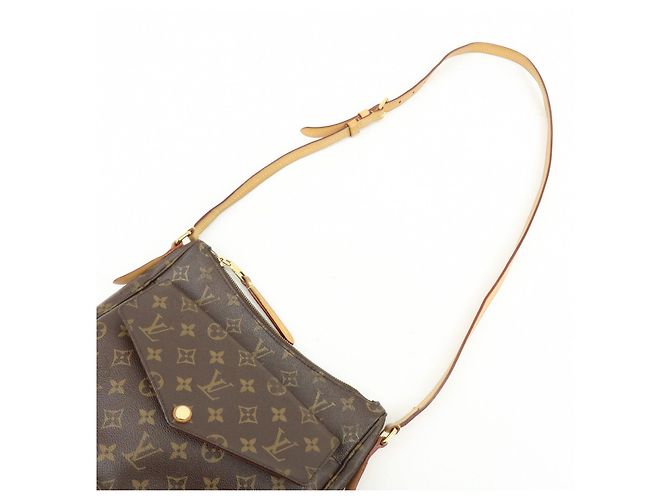Borsa a Tracolla Louis Vuitton Monogram Mabillon Shoulder Brown M41679 - vista 7